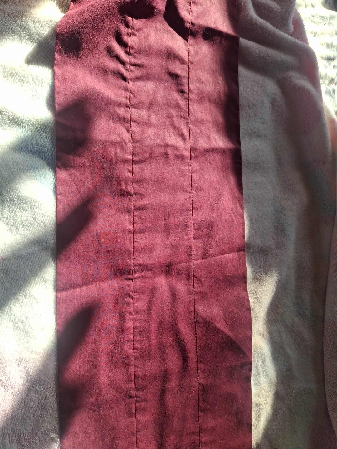 Springs 90 In X 9 In Burgundy Window Valance