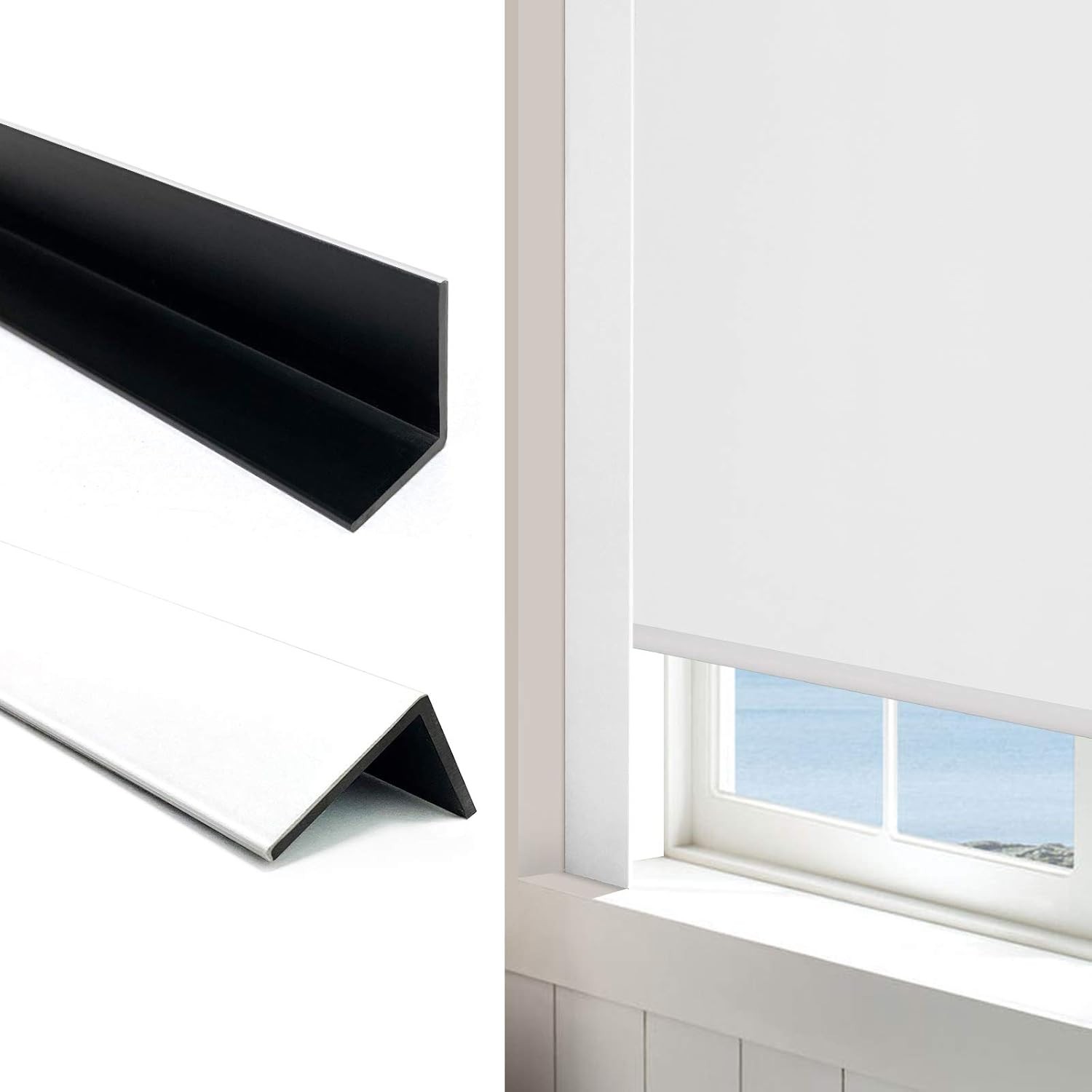 100% Blackout PVC Light Blocking Strips for Window Shades – Block Light along