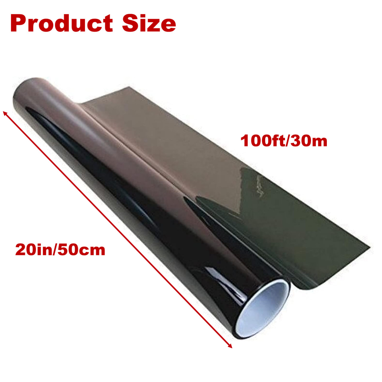 15% VLT Nano Ceramic Window Tint 20″ 40″ Wide Any Size Home Car Office 95% IRR