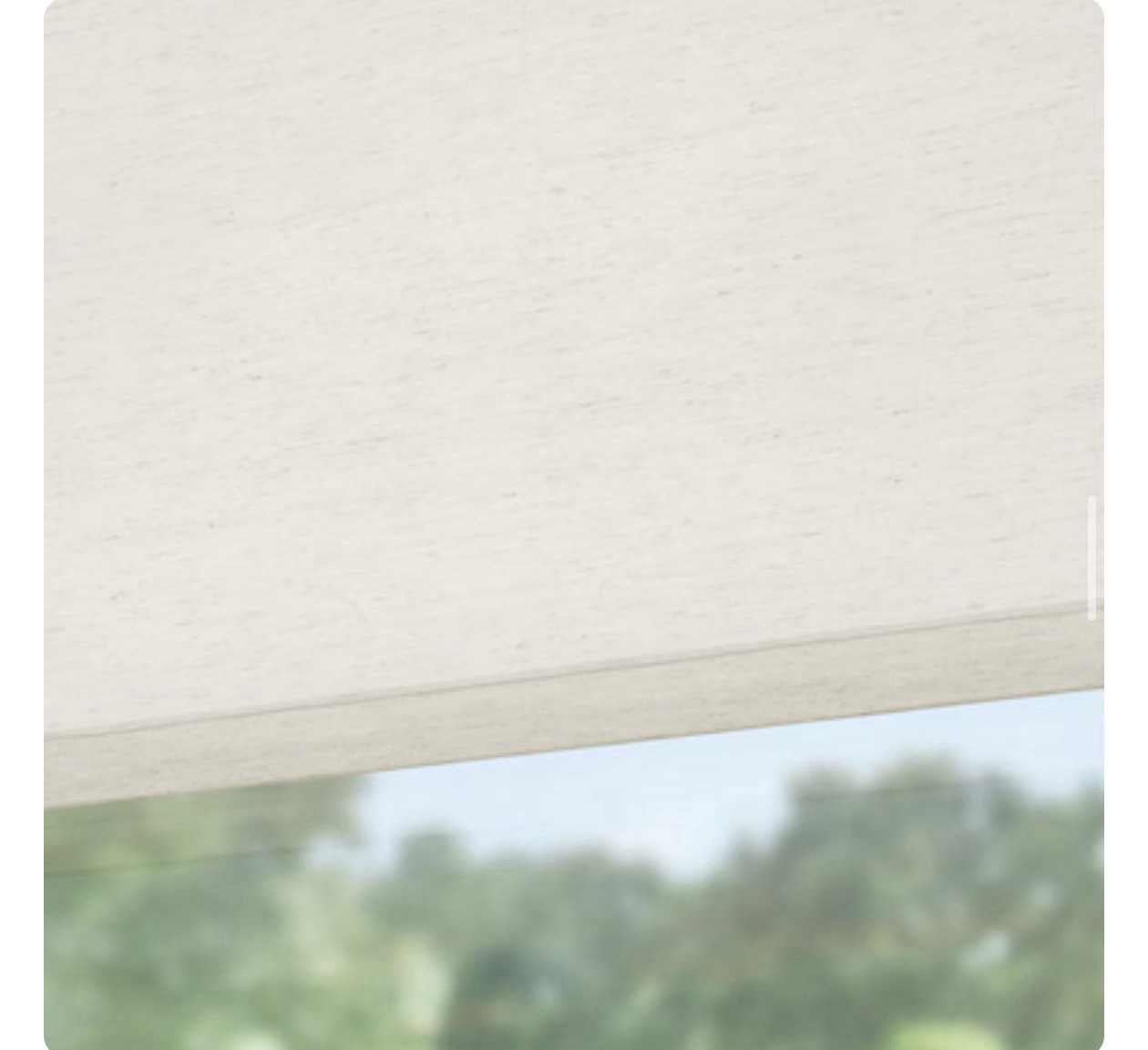 Levolor Trim+Go Fabric Roller Shade 55×72 Seashell Light Filtering