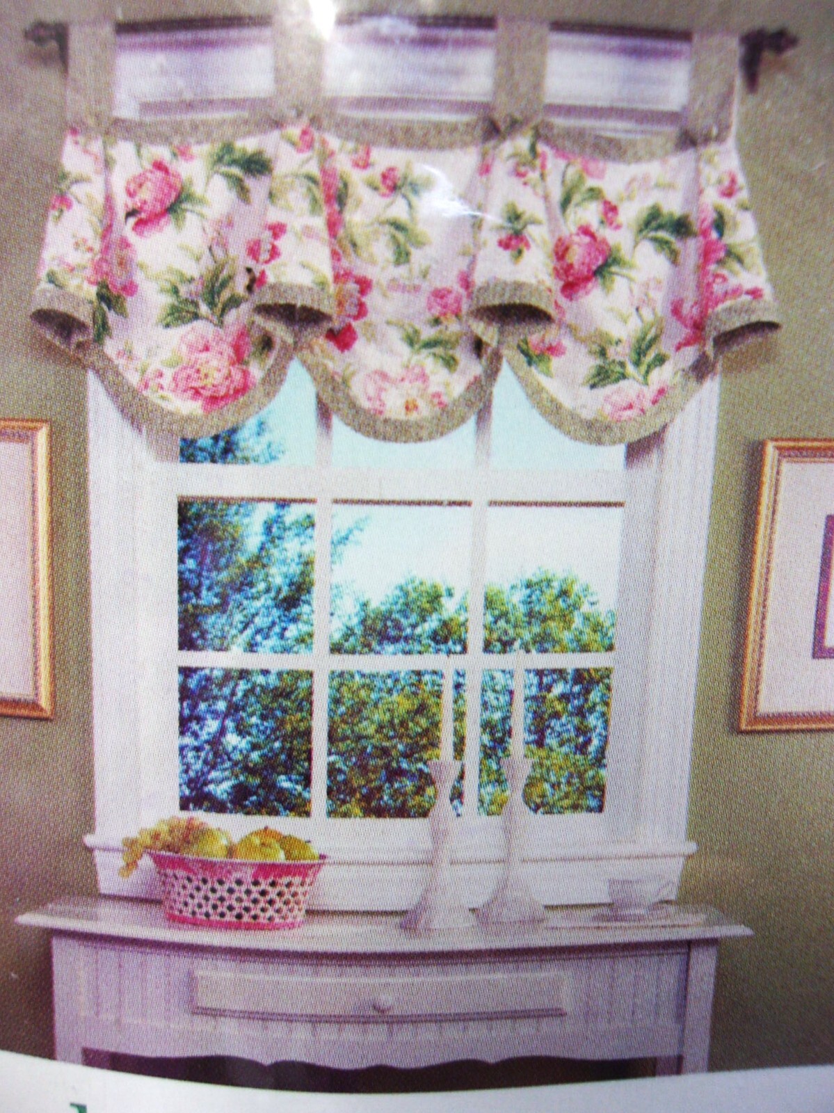 Waverly Home Classics Valance “Clarissa Valance” 42 x 21 x 6 in, New in Package