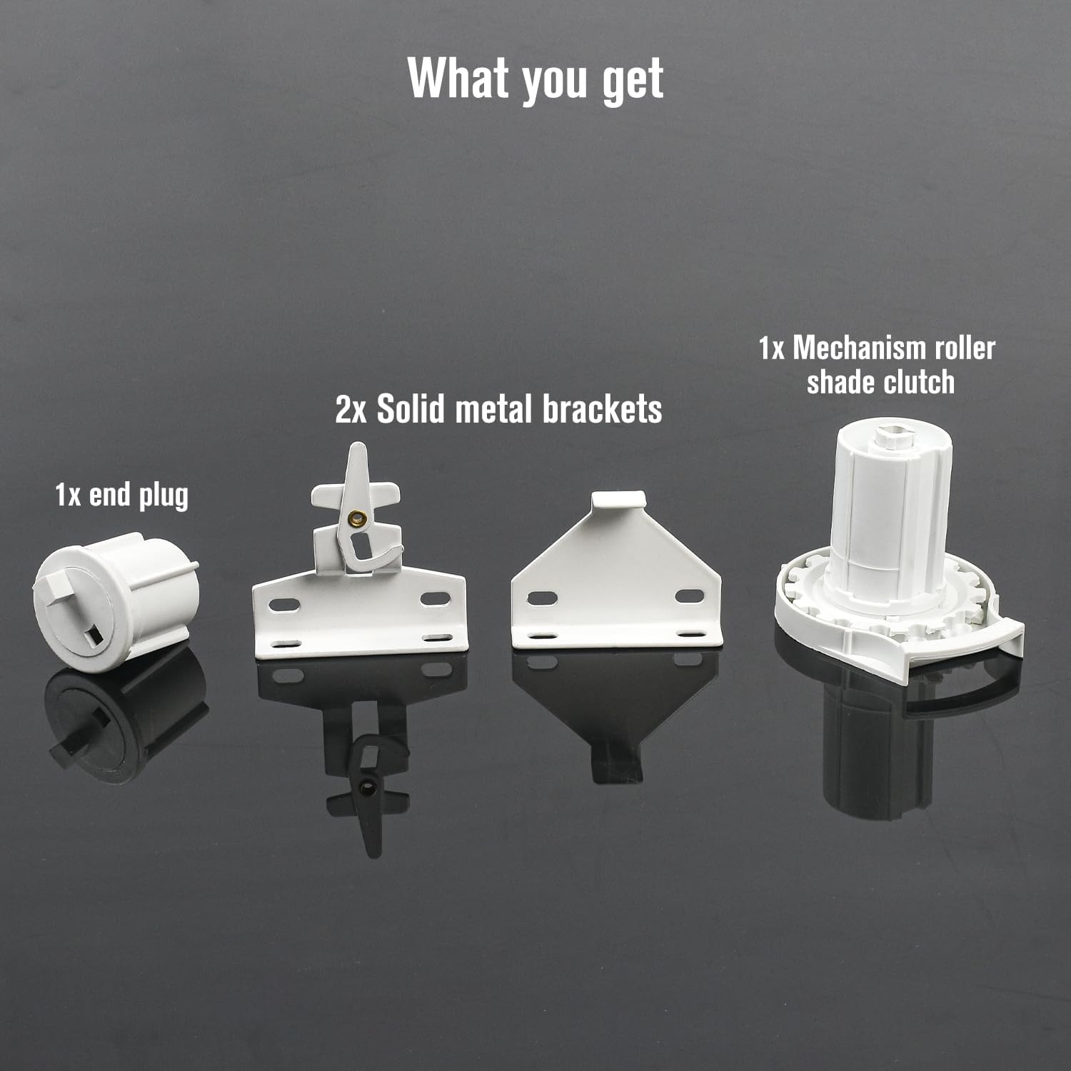 #560 Universal Roller Shade Replacement Parts, Roller Blind Fitting Repair Kit f