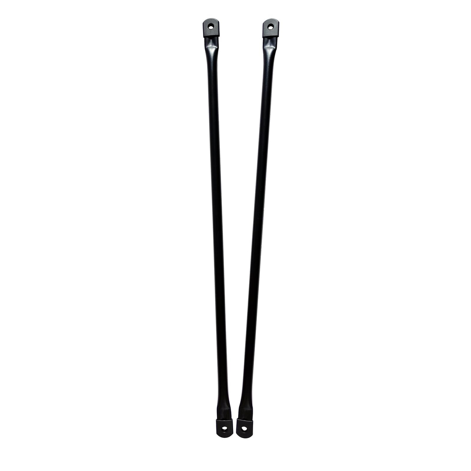 Timyrimy 28″/71cm Garden Swing Replacement Bars, Matte Black Metal Round Rods