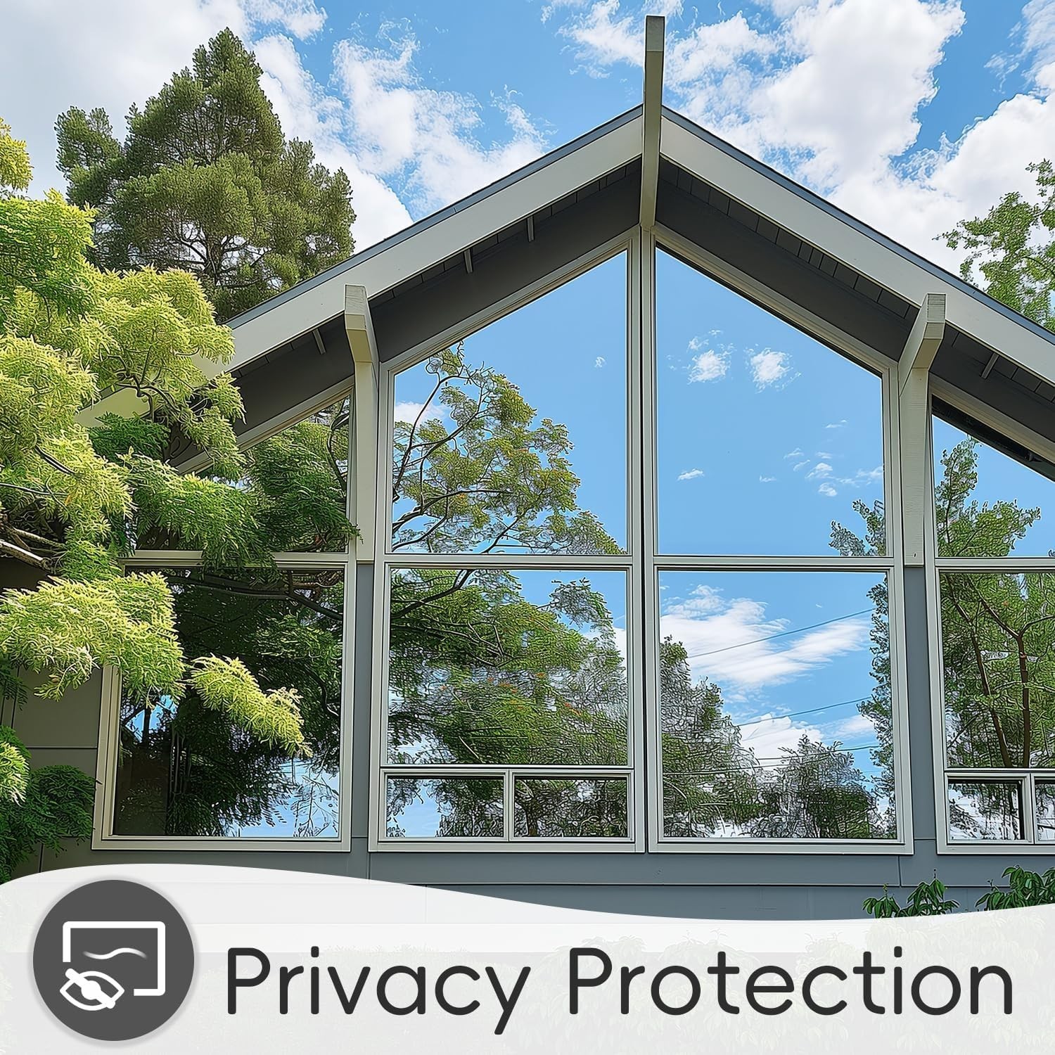 Static Cling One-Way Window Film – Privacy & Heat Control for Homes 11.8×78.7in