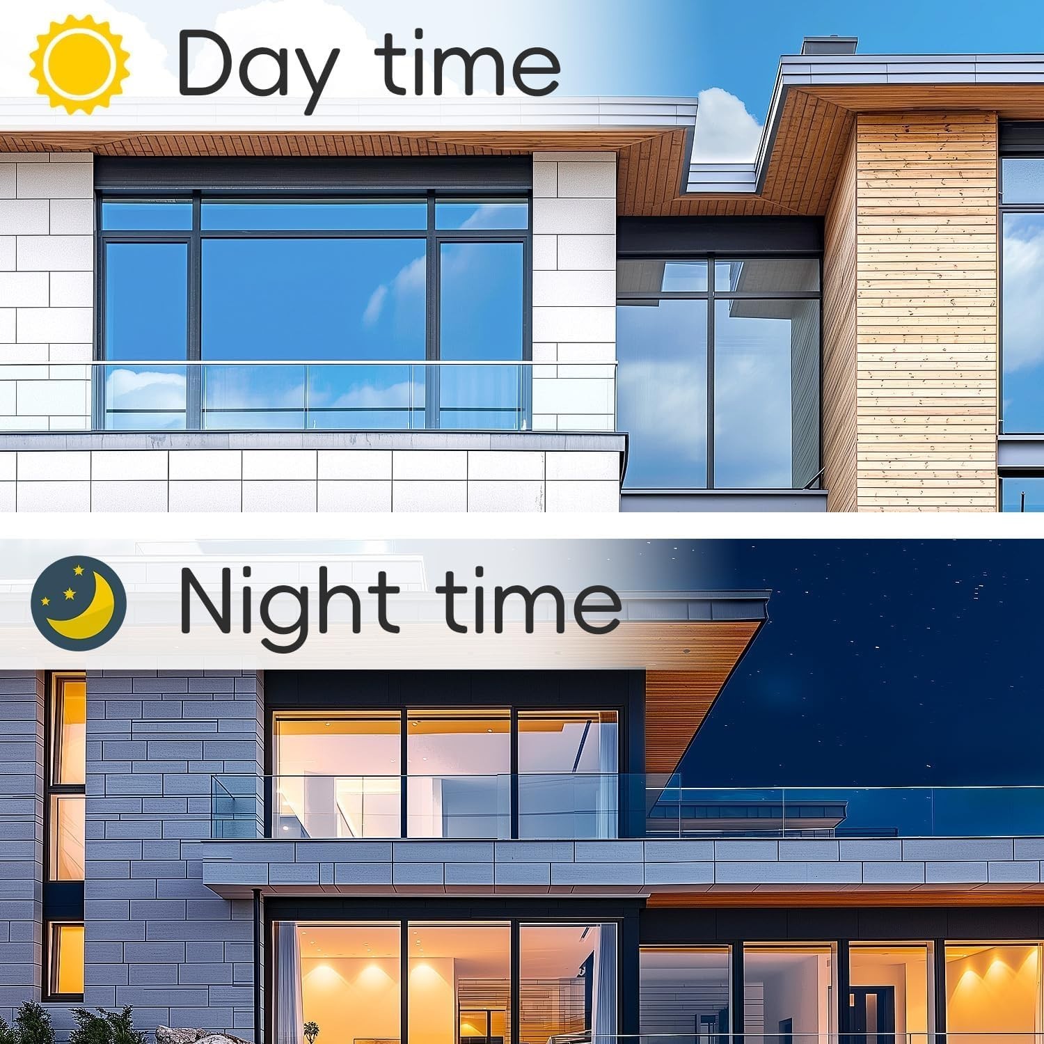 Static Cling One-Way Window Film – Privacy & Heat Control for Homes 11.8×78.7in