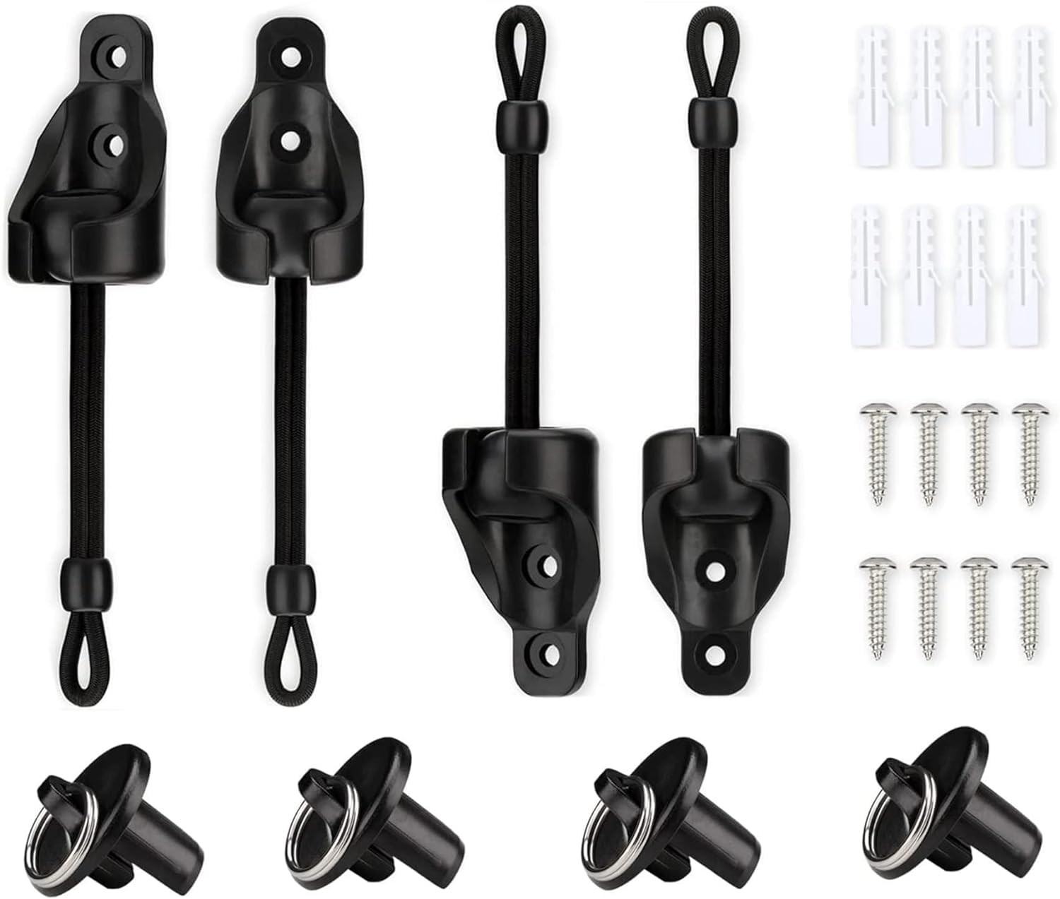 Outdoor Roller Shade Replacement Brackets End Caps Hardware Kit 2-Pack Universal